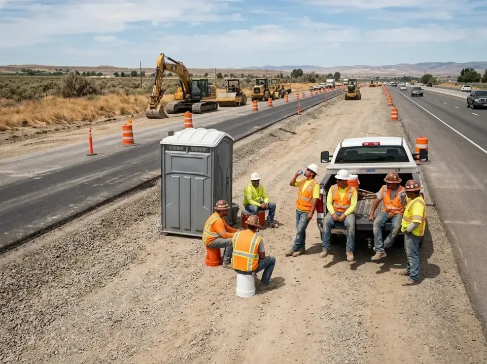 highway-road-construction-crew-007 — frequently asked questions, Porta Potty and Restroom Rentals in Dillsburg, PA